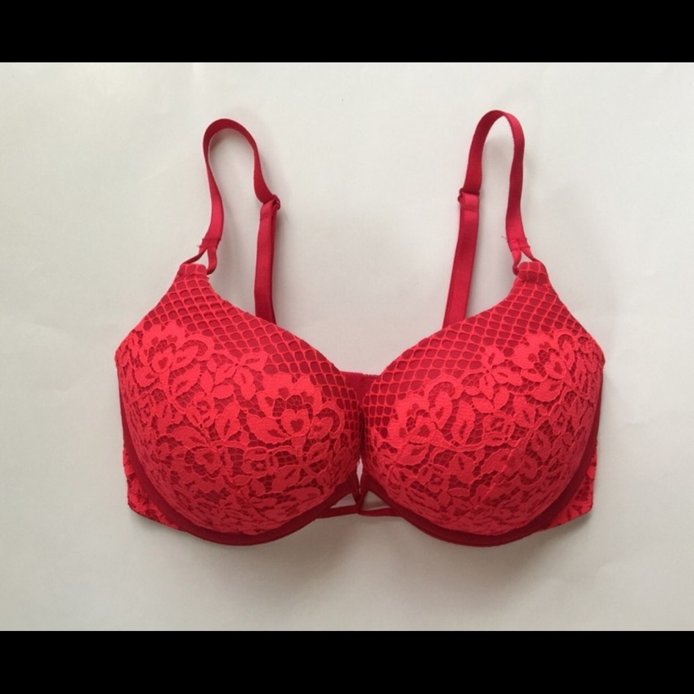Victoria's Secret Red Bombshell Bra 34D