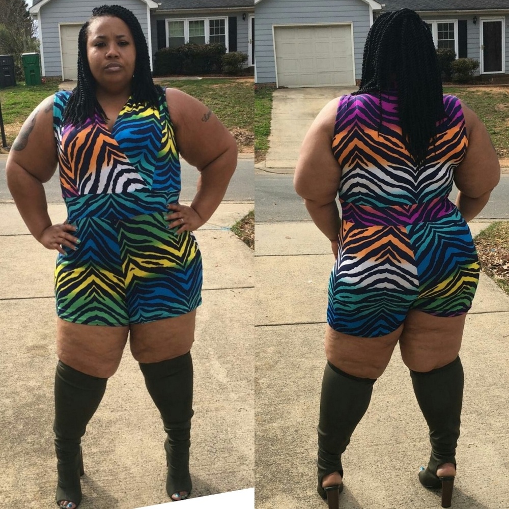 Plus Size Romper