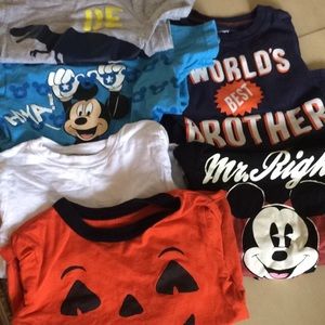 Lot of 6 boys shirts