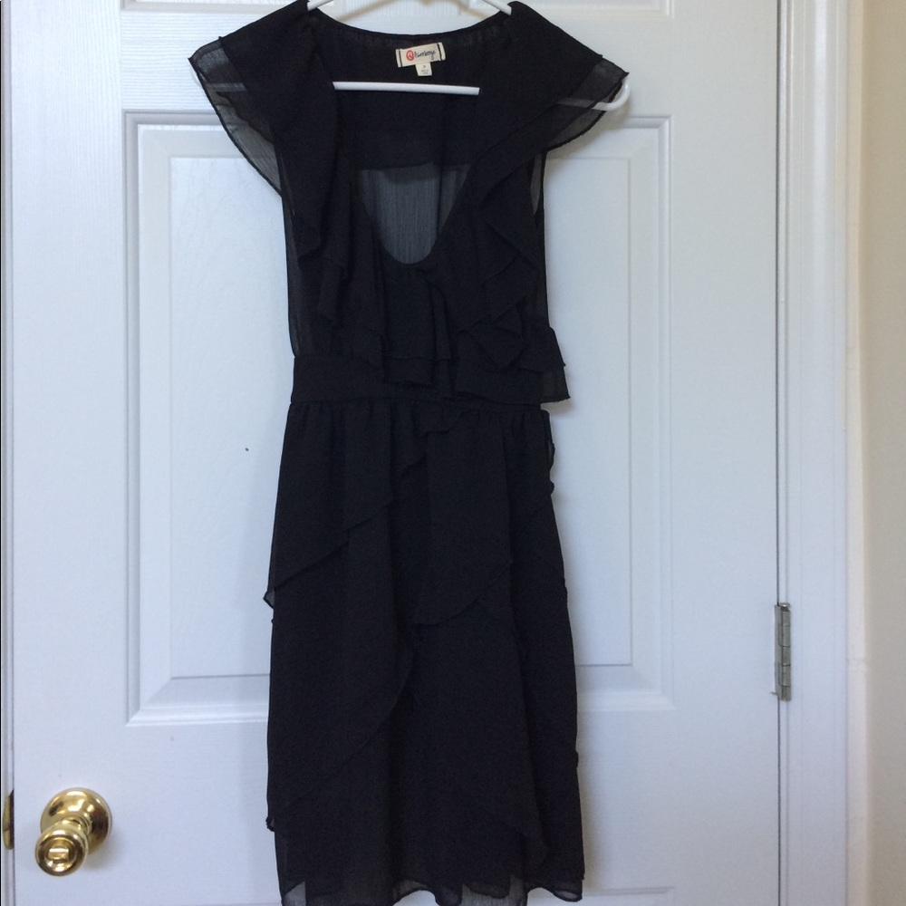 Black Ruffle Dress