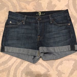 7 for All Mankind Cuffed Shorts