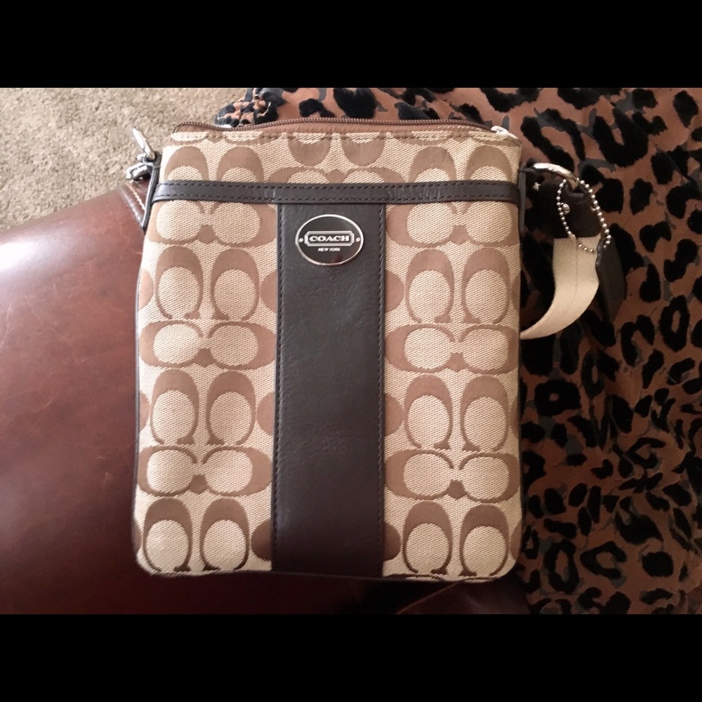 Coach brown satchel