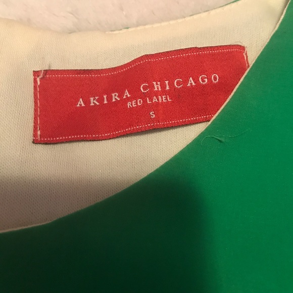 Blue and green cut out mini dress - Picture 3 of 5