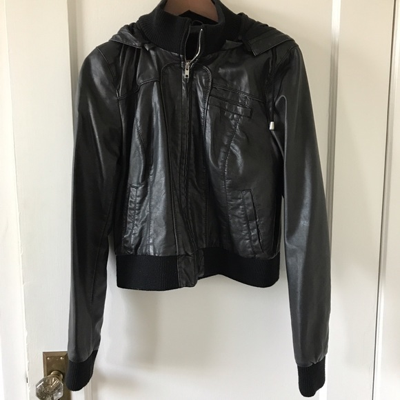 sparkle and fade leather jacket