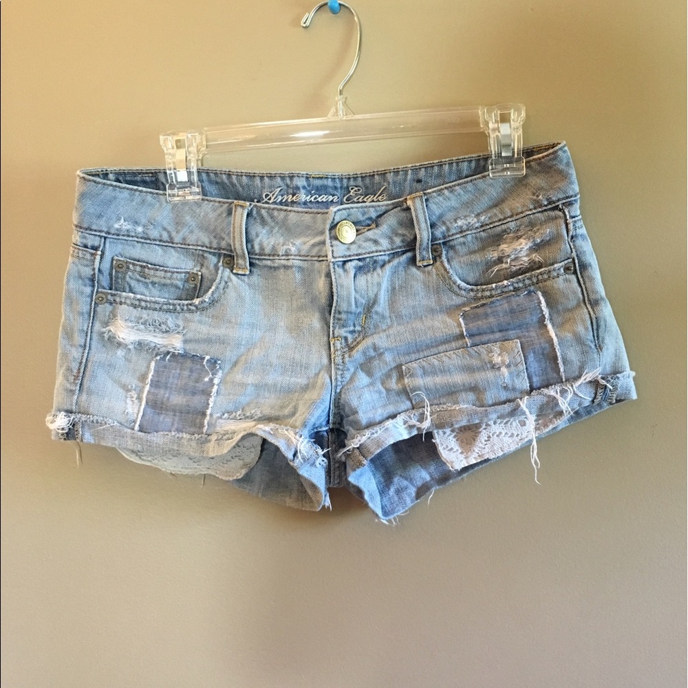 American eagle jean shorts