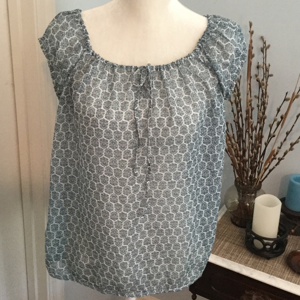 Gap Sheer Boho Top