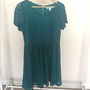 Francesca emerald green dress, never worn