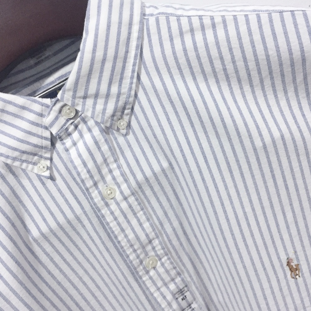 NWT Men's Ralph Lauren Button Down Size XLT
