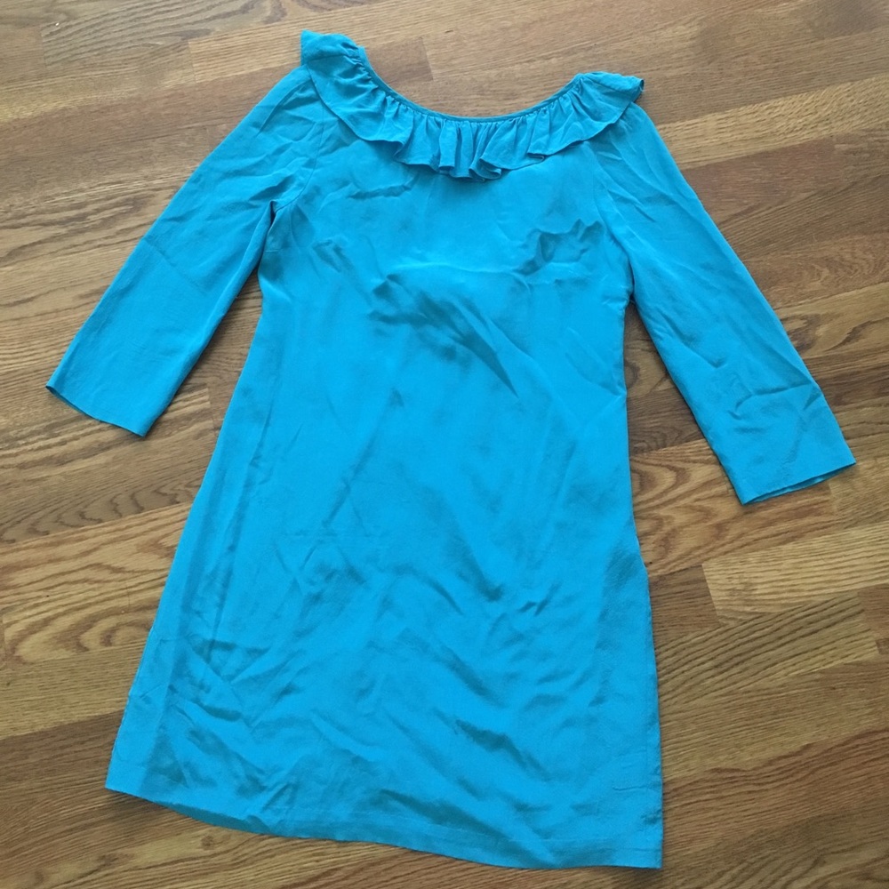 Tibi Ruffle low-back dress