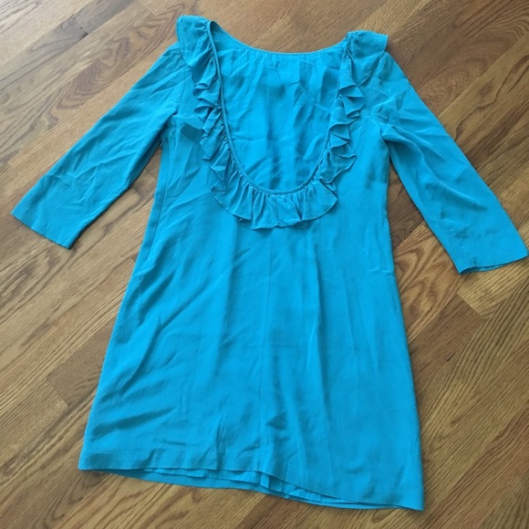 Tibi Ruffle low-back dress - Picture 2 of 6