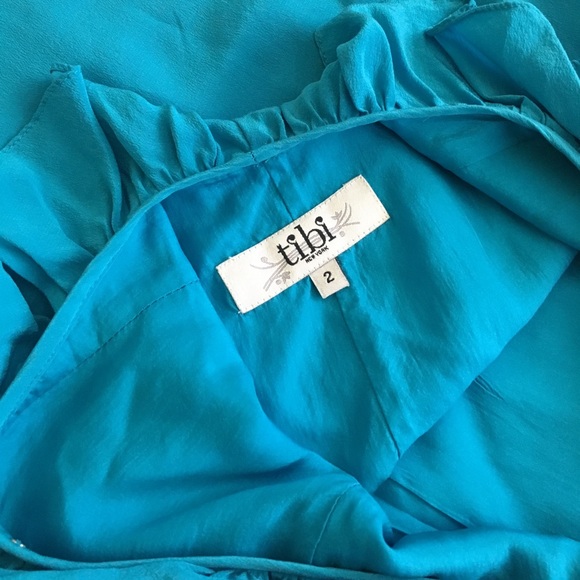 Tibi Ruffle low-back dress - Picture 3 of 6