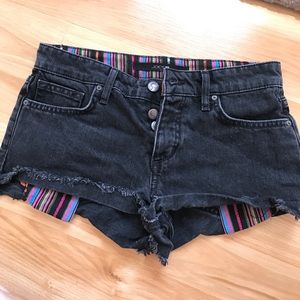 Joe's jeans tribal stripe shorts