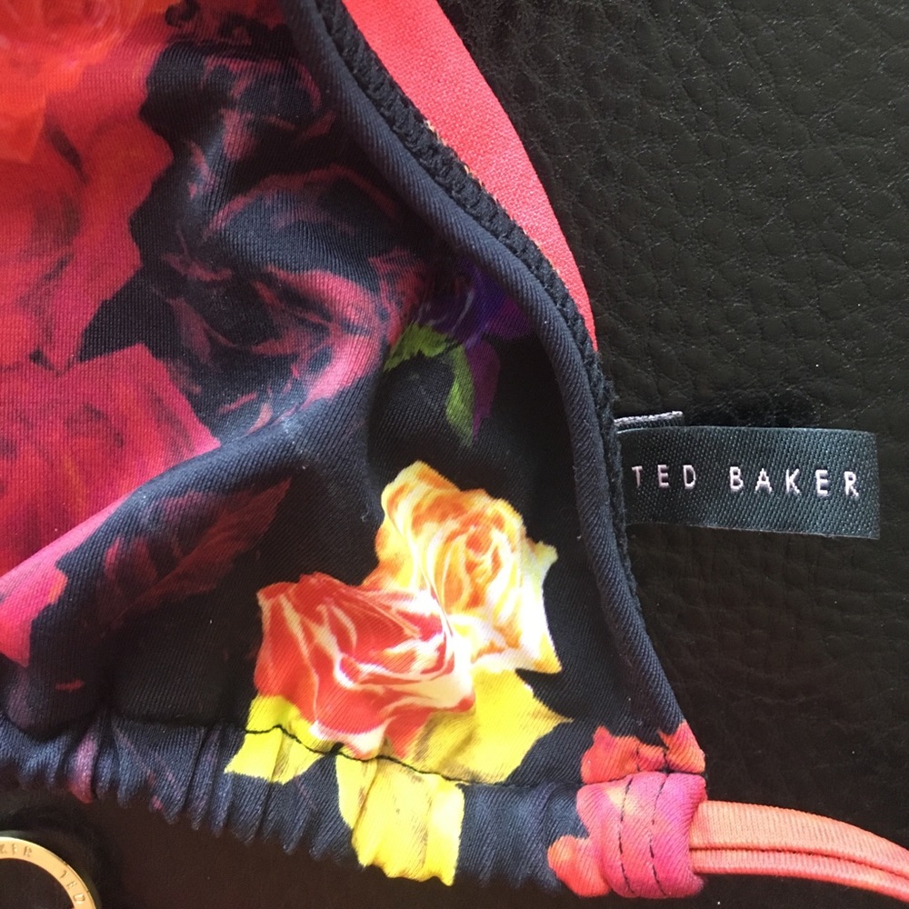 Ted Baker floral ruffle swimsuit top - Picture 4 of 4