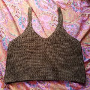Knitted tank top