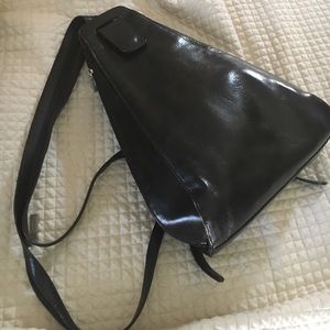 Hobo leather backpack