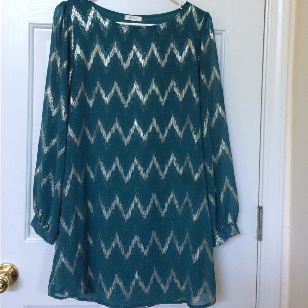 Green and Silver Dress