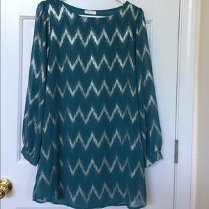 Green and Silver Dress