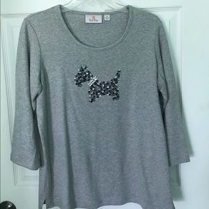 Quacker Factory Scottie tee