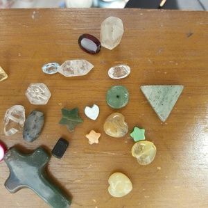 Crystal beads and stones