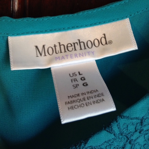 Sleeveless "Motherhood" Maternity Blouse - Picture 3 of 4