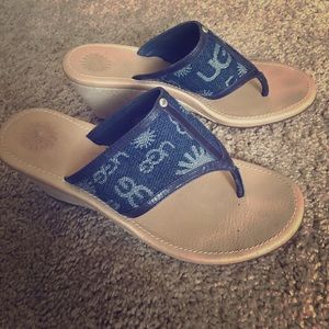 Ugg wedge thong sandal