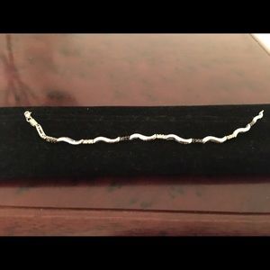 Black & white diamond bracelet