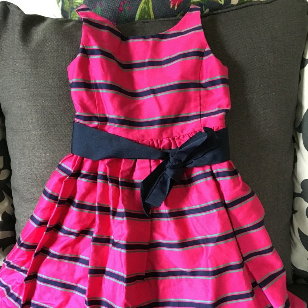 Ralph Lauren children's pink striped dress