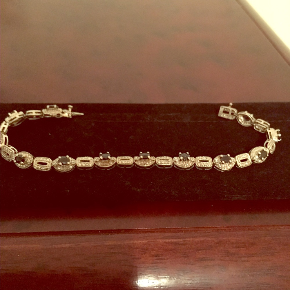 Sapphire & diamond bracelet