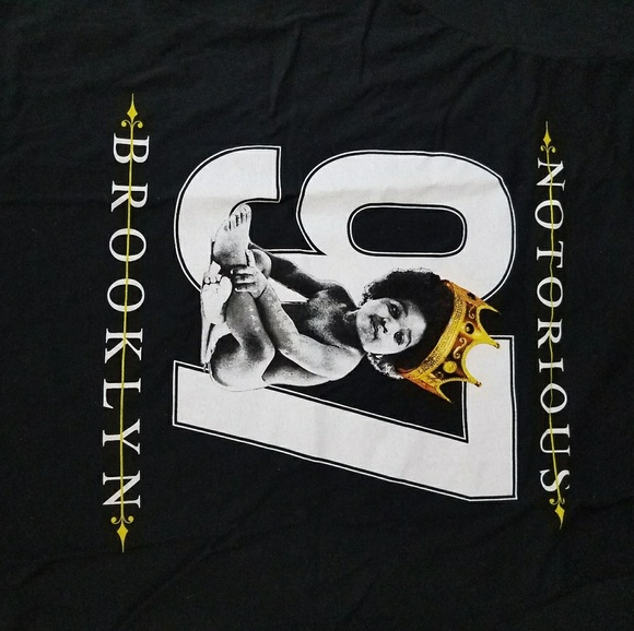 Notorious B.I.G black tee - Picture 2 of 2