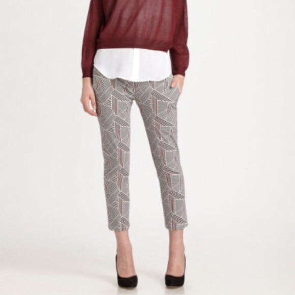 NWT Theory Printed Denim Sz 2 - Picture 1 of 3