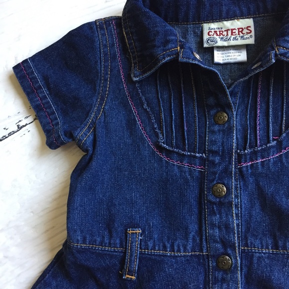 SOLD 🐴 Cute 3T Denim Dress🌼 - Picture 2 of 5