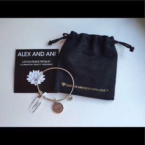 Alex and Ani Lotus Peace Petal Bracelet