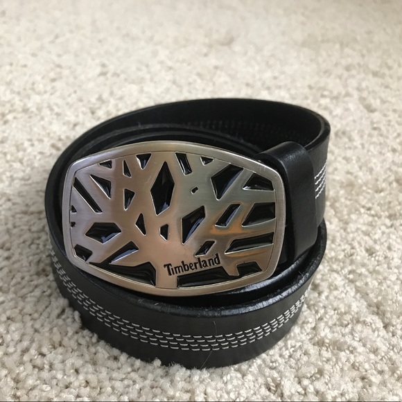 timberland belt black