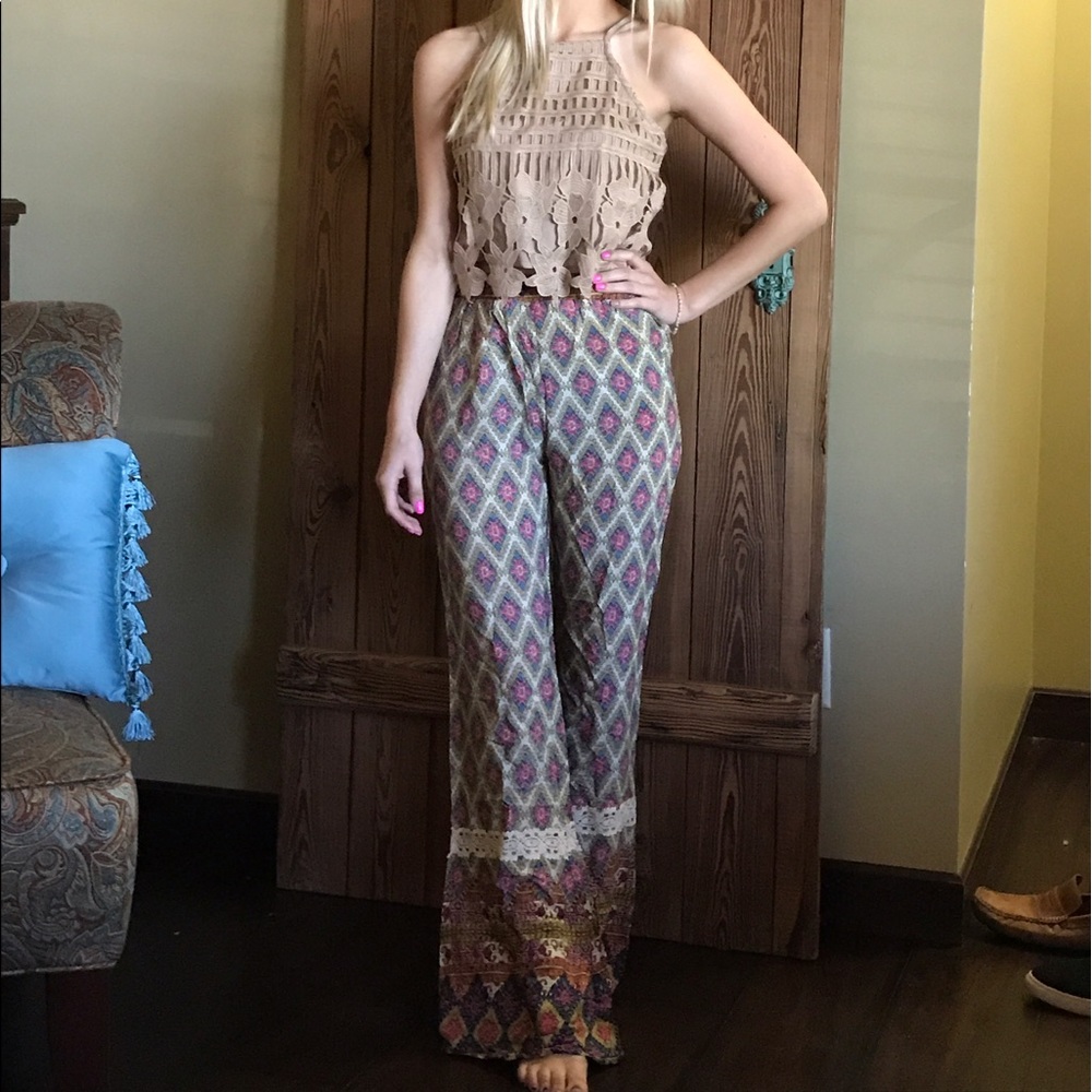 Boho flare pants