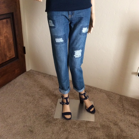 Sam Edelman Navy Suede Shoes - Picture 6 of 7