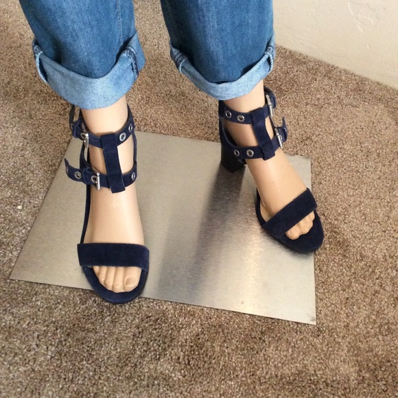 Sam Edelman Navy Suede Shoes - Picture 7 of 7