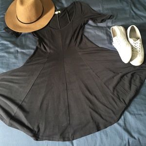 🌘 Silence + Noise Skater Swing T-Shirt Dress