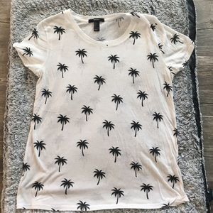 palm tree tee