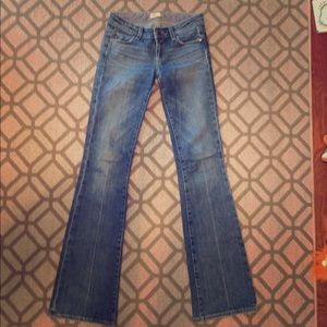 Paige premium denim jeans, size 26, boot cut