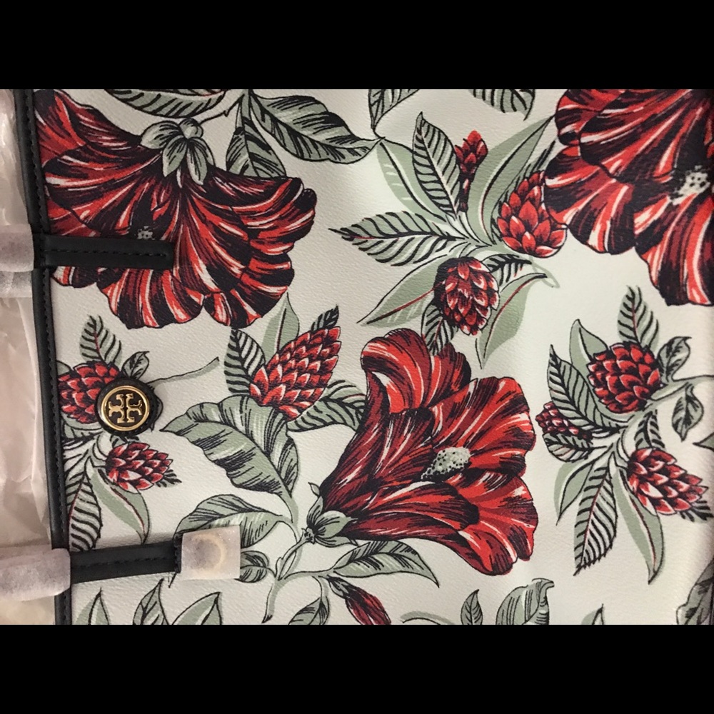 Floral Tory Burch tote