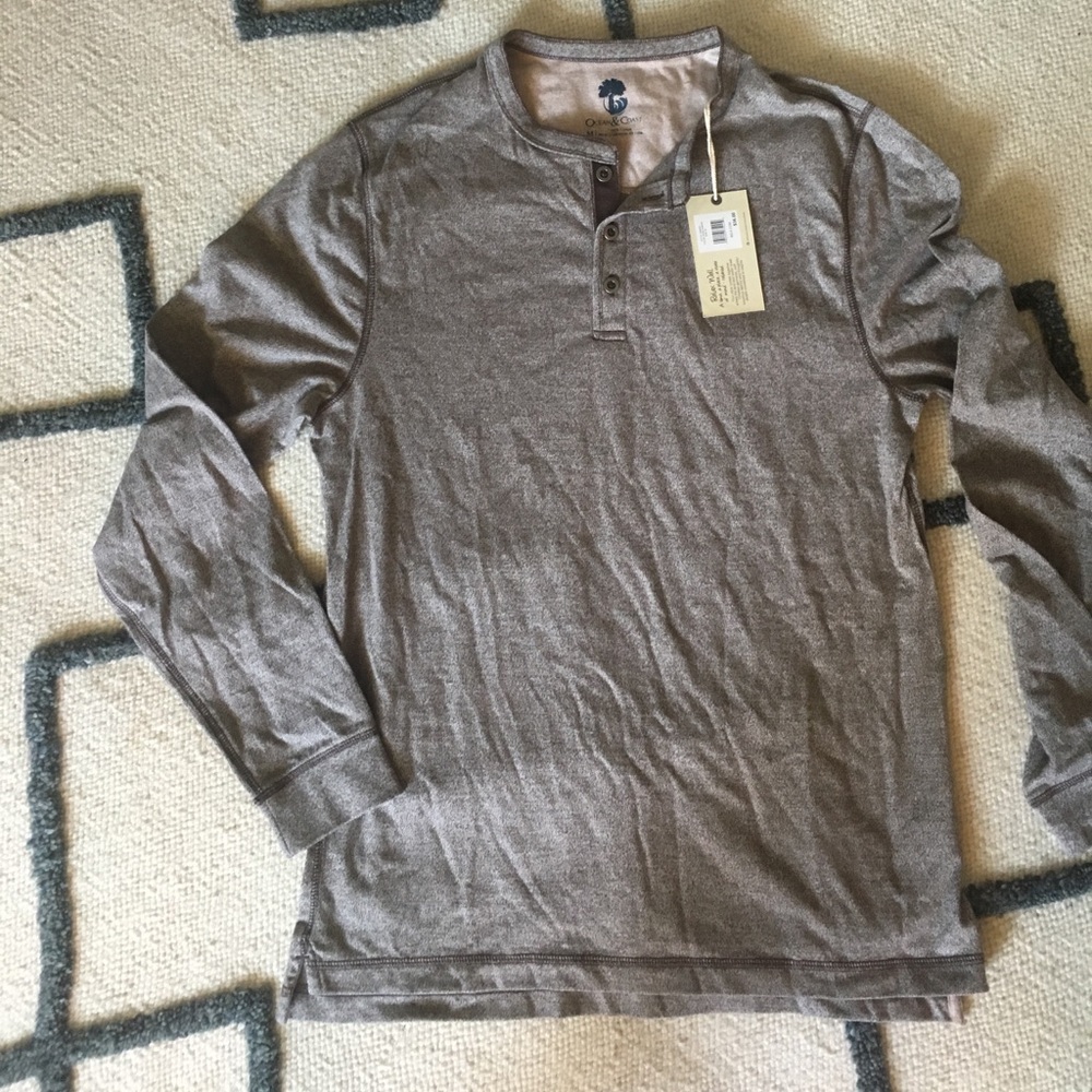 🎉HP🎉NWT Men's Longsleeve Henley