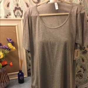 🆕 LuLaRoe heathered gray XL Perfect T.