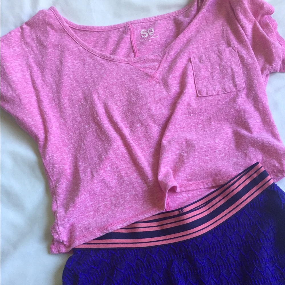 Soft Pink Summer Crop Top