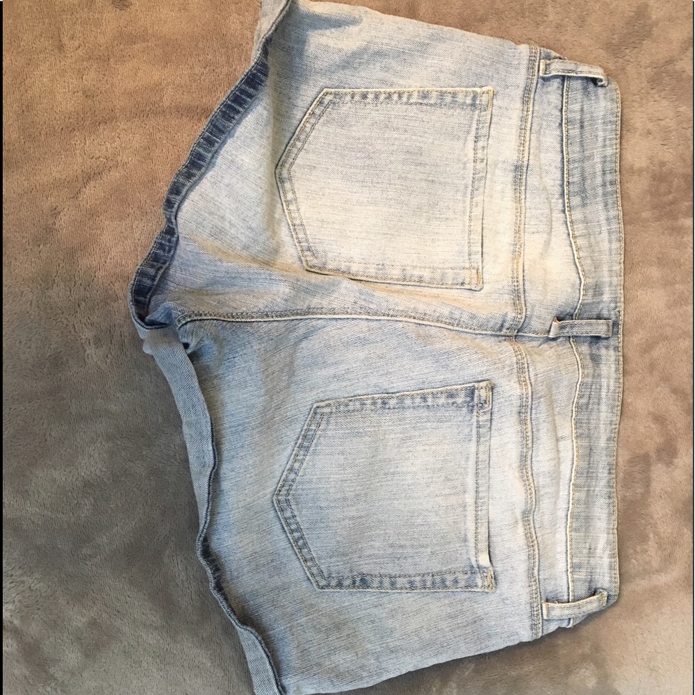 Denim shorts