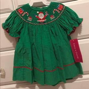 NWT!!! Green Santa Clause Christmas Bishop