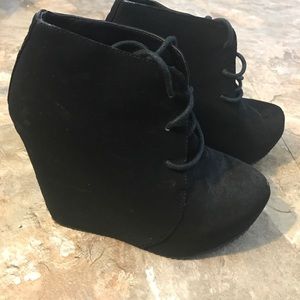 Wedge Ankle Booties