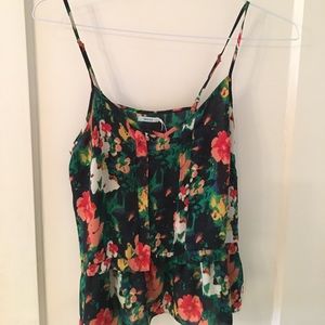 Floral tank top