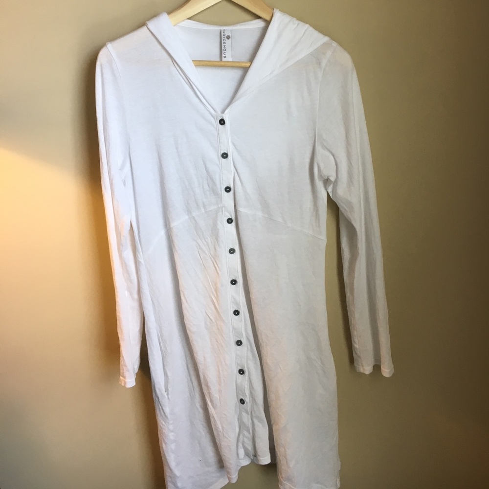 Indigenous white tunic