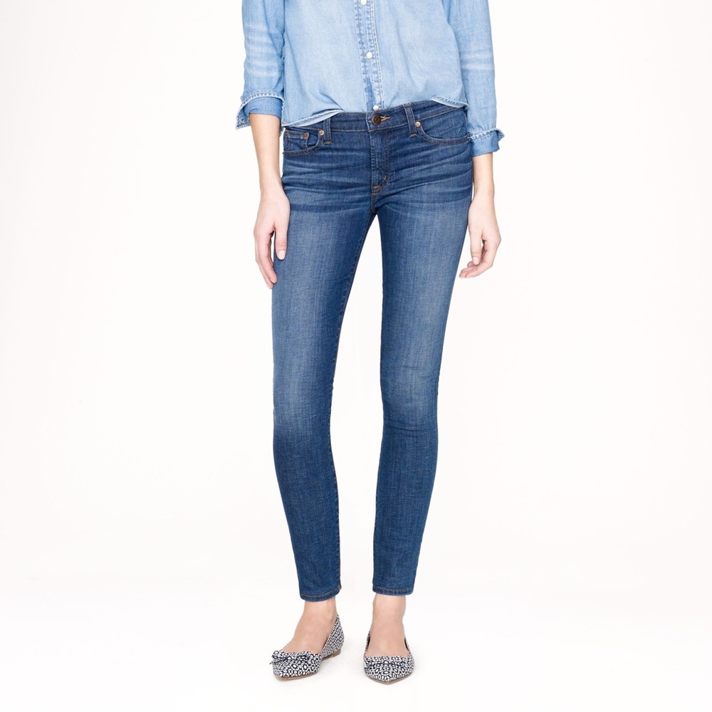 J. Crew Toothpick Ankle Jeans