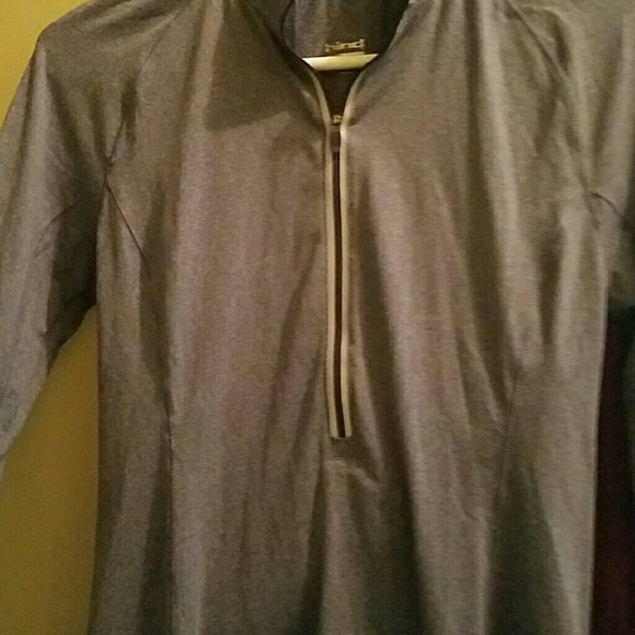 Athletic zip up long sleeve. - Picture 2 of 2